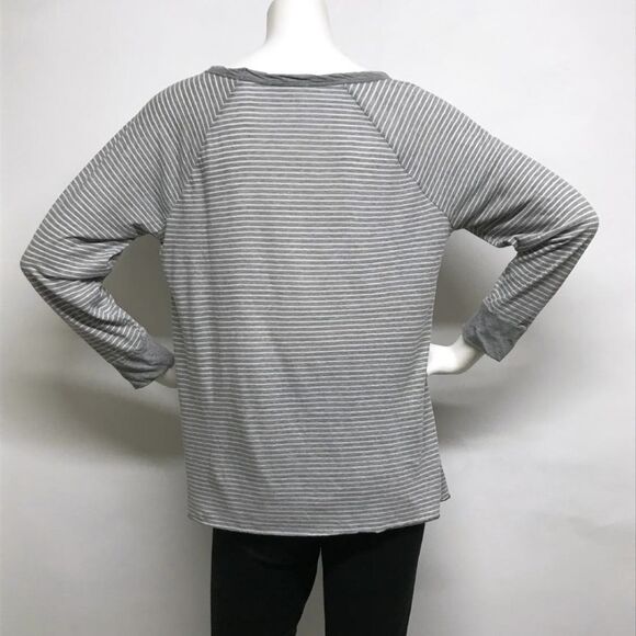 JAMES PERSE Raglan STRIPED T Shirt Top L 3 Chest42 - Picture 6 of 8